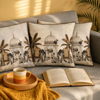 ELORA Soft Cushion Covers[16 * 16 in] (2, Heritage Ivory)