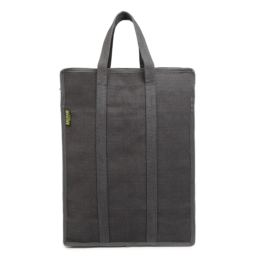 ZEALOUS Heavy Duty Cotton-Polyester Shopping Bag with Reinforced Handles. (M - Pack of 2)