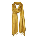 STOLE STUDIO Elegant Luxurious Sequence Viscose Stole Scarf (Yellow)