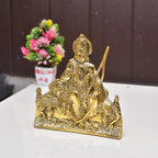 KridayKraft Metal Shree Ram Architectural Model Prabu Shri Ram Bhumi Ayodhya Showpiece for Home Decor, Office | Metal Showpiece Wall Hanging