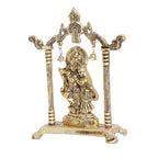 KridayKraft Metal Radha Krishna Statue Gold Plated Decor Your Home,Office & Radha Krishna Murti Idol Showpiece Figurines,Religious Krishna Idol Gift Article...