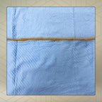 FAHABO Scarf Woman Pleated Viscose Cotton Scarf with Lace Border | Hijab Scarf | Headscarf | Neck Scarf | Stoles | Wraps (2- Light Blue)