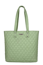 URBAN FOREST Nancy Mint Green Quilted Leather Handbag for Women