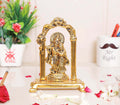 KridayKraft Metal Radha Krishna Statue Gold Plated Decor Your Home,Office & Radha Krishna Murti Idol Showpiece Figurines,Religious Krishna Idol Gift Article...