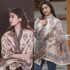HSR Luxury Cashmere Warm Scarf Brand Shawl Pashmina Wrap for Women