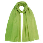 Lina & Lily Solid Shimmer Sparkle Glitters Sheer Maxi Shawl Head Scarf Hijab (#20 SPRING GREEN)