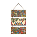 Artvibes Traditional Indian Folk Art Wooden Art Decoration Item for Home | Modern Decoration Items | Living Room | Bedroom | Office | Artwork | Wall Poster | Handcrafted | Gift Items (WH_9449N)