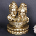 ARTVARKO Brass Shiva Parvati Idol Murti for Home Decor Mandir Pooja 6.5 Inch