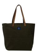 AQVA Women's Solid Cotton Canvas Tote Bag with Magnetic Button Top - Stylish Shoulder Handbag for Travel, Work, College, Shopping, Beach - Gun Metal