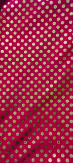 Lakshmi Maa Collection's Rumala Sahib Double Set Red Dotted Printed with gota (4 PEC.)