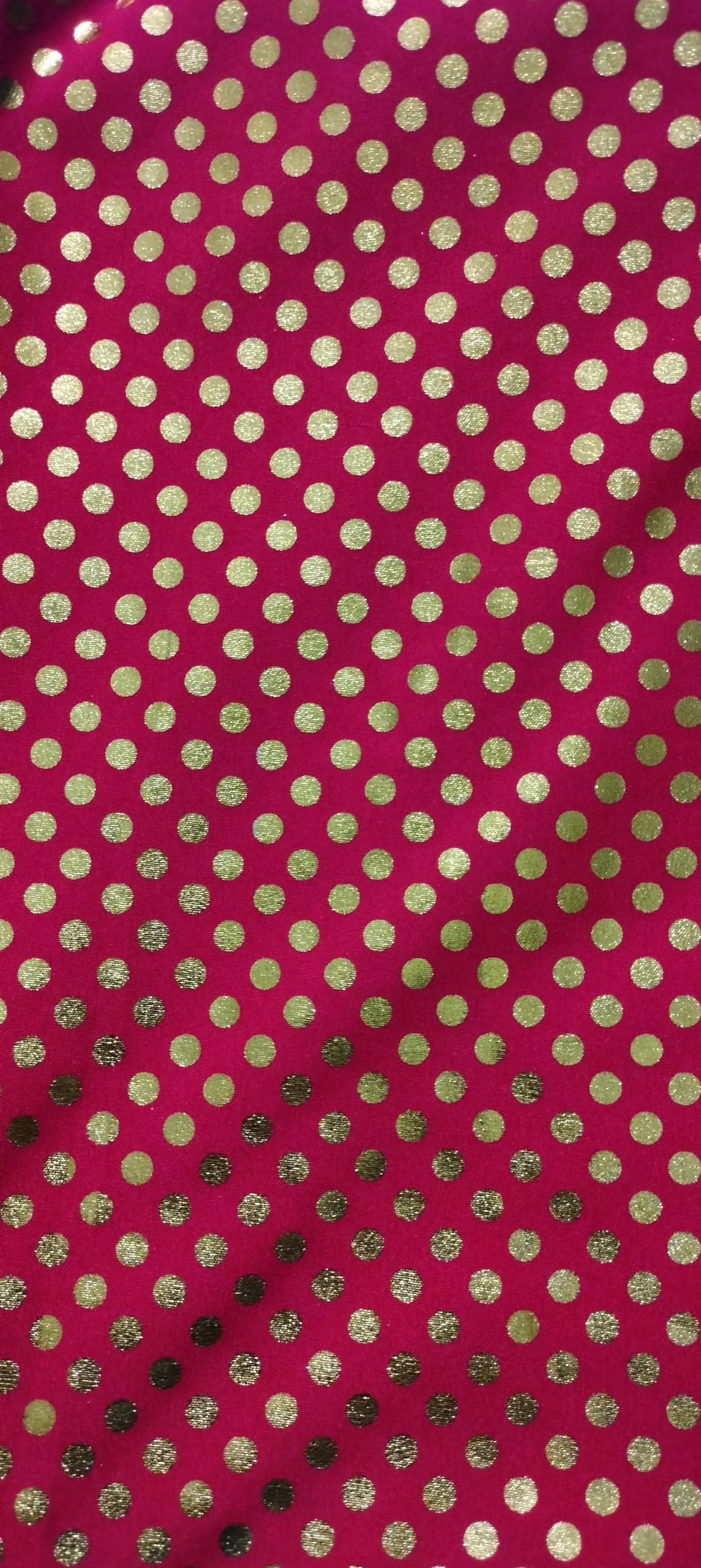 Lakshmi Maa Collection's Rumala Sahib Double Set Red Dotted Printed with gota (4 PEC.)