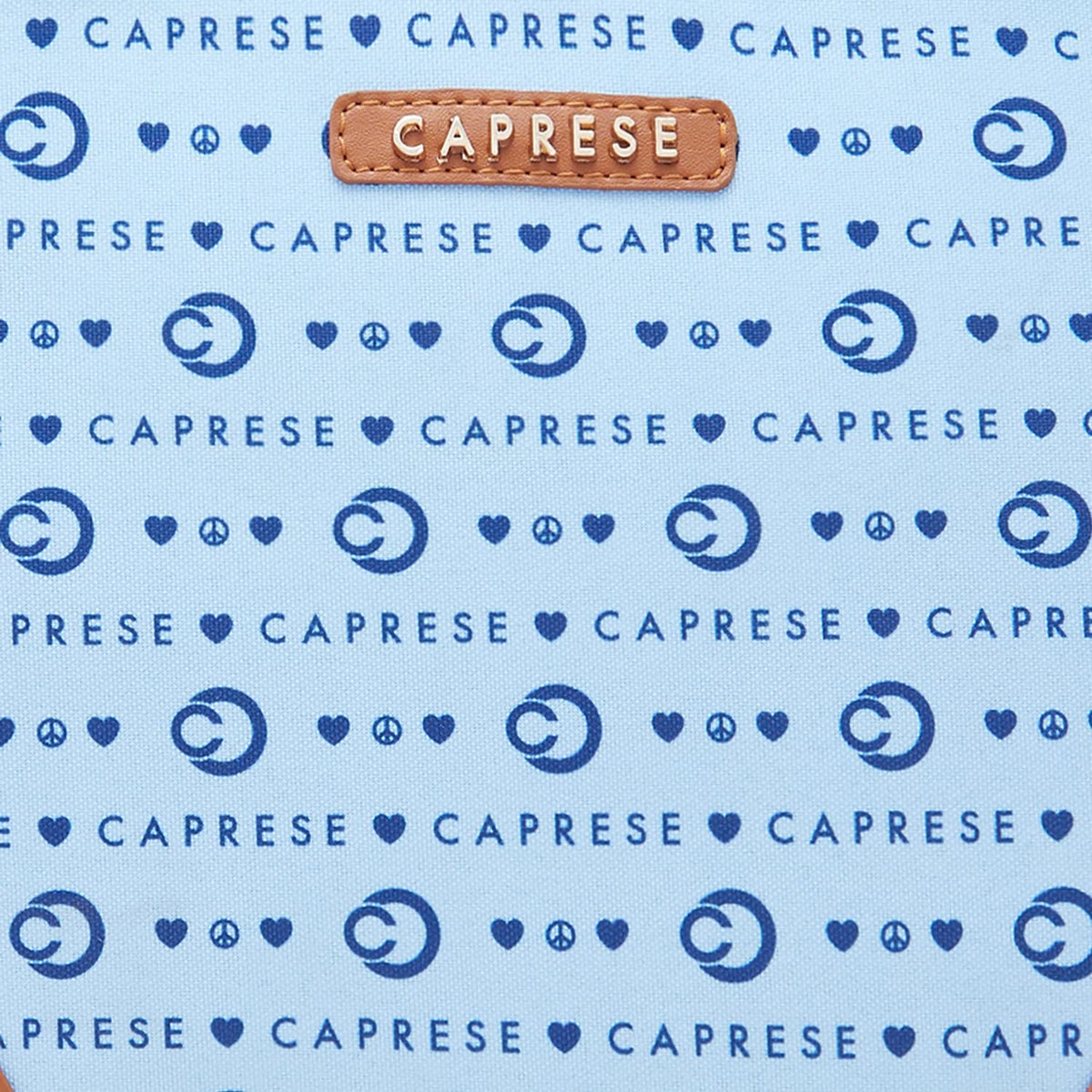 Caprese Peace Tote Bag, Large | Stylish Handbag for Women with Laptop Compartment | Spacious, Versatile Office & Daily Essentials Tote | Detachable Sling Strap, Multiple Organizational Pockets (Blue)