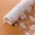Porslin Plastic Shelf Liners, 45cm x 5m, Non-Adhesive, Waterproof, Anti-Slip, Washable, Durable, Transparent, Easy to Clean for Kitchen Shelves, Fridge Mats, Cupboards, Drawers, Wardrobe - SL34 Kafalo