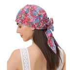 The Headscarves Premium Cotton Printed Headscarf for Women – Soft Chemo Headwear, Stylish Hijab Cap, Breathable Headwrap for Hair Loss, Modest Fashion Scarf & Cancer Turban