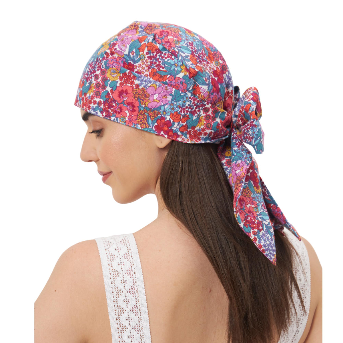 The Headscarves Premium Cotton Printed Headscarf for Women – Soft Chemo Headwear, Stylish Hijab Cap, Breathable Headwrap for Hair Loss, Modest Fashion Scarf & Cancer Turban