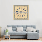 VIBECRAFTS 4 Pieces Warli Art Canvas Wall Hanging Painting Fitted With Wooden Frame For Home | Office | Living Room | Gifts (PTVC4Pcs5_16605)