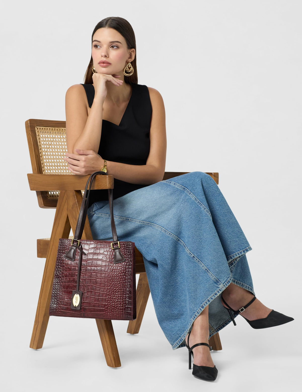 Hidesign Women's Leather Tote Bag