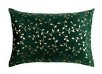 RD TREND® Velvet Rectangular 12x18 Inches Cushion Covers Set of 2 | Throw Pillow Covers for Sofa, Bed & Living Room | Perfect for Home Décor Dark Green
