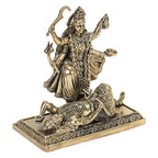 ARTVARKO Brass Kali MATA Murti Maha Kaali with Shiva Idol Adi Shakti Ma Mahakali Kalika Maa Statue 4 Inch