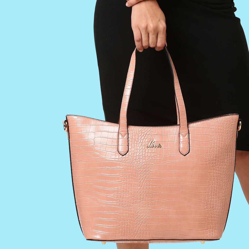 Lavie Women's Hailon Large Tote Handbag (Lt. Pink)