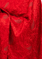 Naureen Women Pashmina Blend Shawl with Aari Embroidery and Shimmering Crystals, Warm and Soft, 40x80 inch