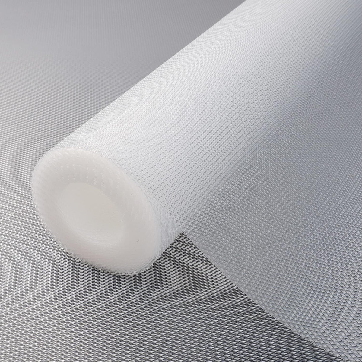 ElastPro (45 cm X 3 m) Clear EVA Food Grade Washable Anti Slip Mat/Sheet for Fridge, Shelf Liner, Table, Kitchen Drawer mat (Diamond Texture, Clear) Kafalo