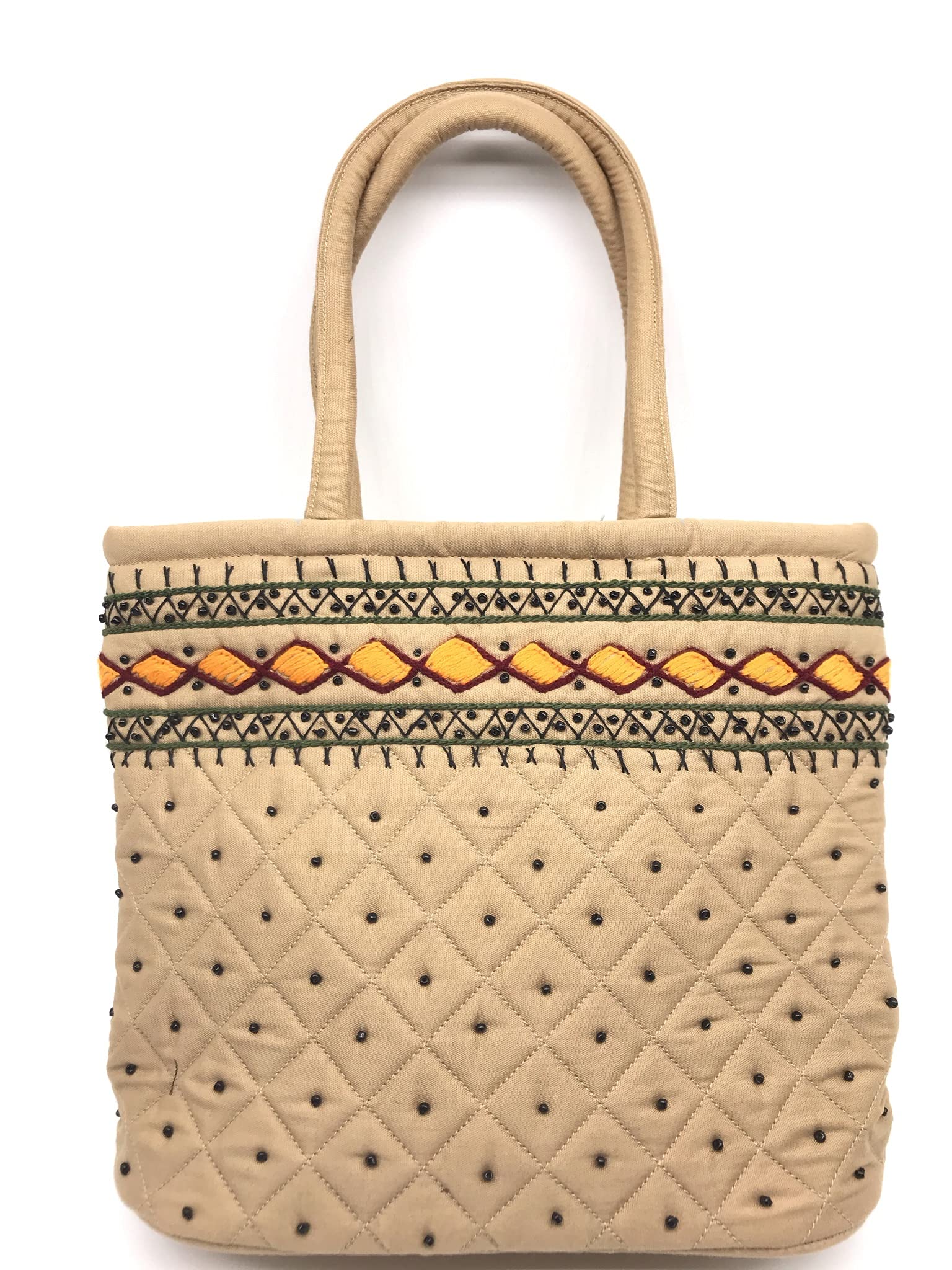 srishopify handicrafts Women's Handbag, Tan handbag