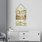Artvibes Village & Countryside Modern Art Decorative Wall Art MDF Wooden Wall Hanger for Living Room | Room Decoration | Handcrafted Art | Wall Art Print | Artworks Hangings | Unique Gift (WH_9448N)