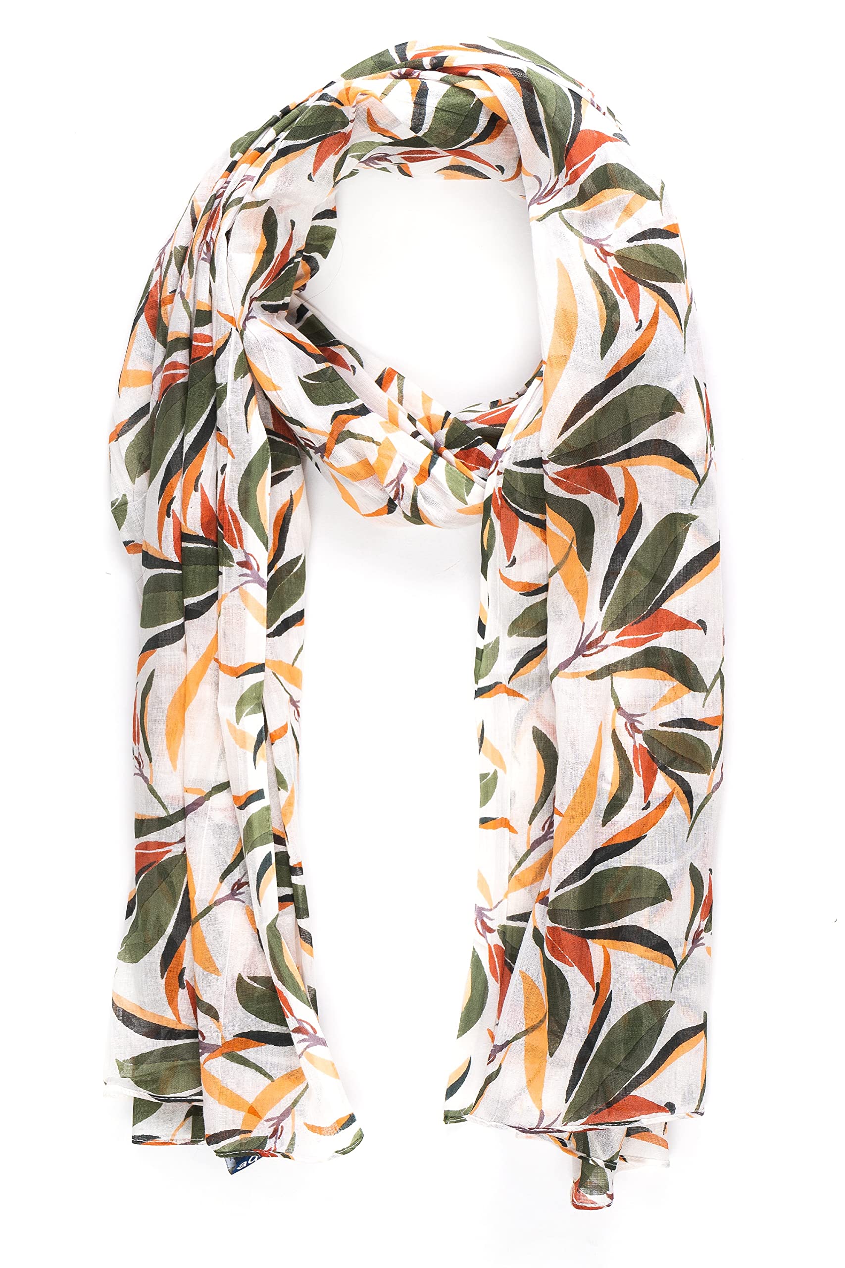 AQVA Printed Cotton Scarf for Women Stylish (Pathjadh) | Head and Face Cover Scarf for Girls with 100% Cotton | Soft & Lightweight Scarves/Stoles for all Weather (72 x 43 in)