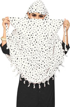 VASTTRAM Women's Pure Cotton Long Scarves Scarf Cum Mask usable for Driver Anti Pollution Full Face Cover With UV Sun Rays Protection