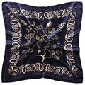 PALAY® Satin Scarf 35x35 Silk Feel Head Wrap Jacquard Print