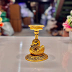 Kridaykraft Duck Candle Holder and Diya Metal Candle Stand for Home Decoration,Hotal Decoration, Candle Light Dinner & Dining Table Animal Showpiece Figurines