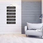 Artvibes Arabic Calligraphy Decorative Wall Hanging Ornaments Wooden Art Item for Living Room | Islamic Decoration | Wall Sculpture | Signs & Plaques | Art Painting | Gift Items (WH_3209N)