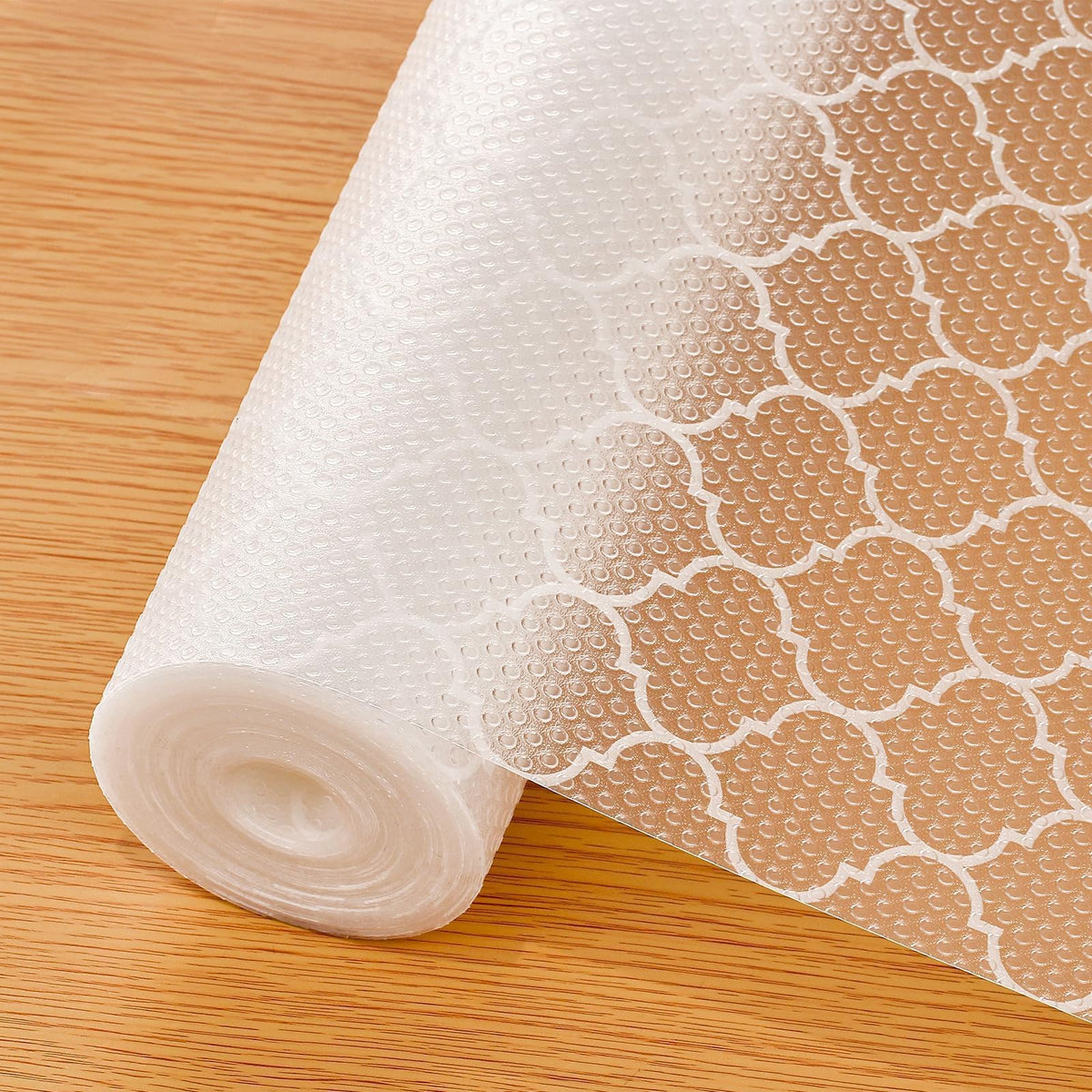 Porslin Kitchen Drawers Mat Liners, 60cm x 5m Roll, Non-Slip, Waterproof, Washable, BPA-Free, Durable EVA for Shelves, Cupboards, Drawers, Fridge Mats, Wardrobe, Food Safe - SL14 Kafalo