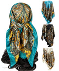 ELESUNCDOU 3-Piece Scarf for Women Stylish, Set of Bandana Scarves and Head Scarves, Versatile Accessory for Daily Fashion and Outdoor Activities, Elegant Hair Protection and Style Enhancement