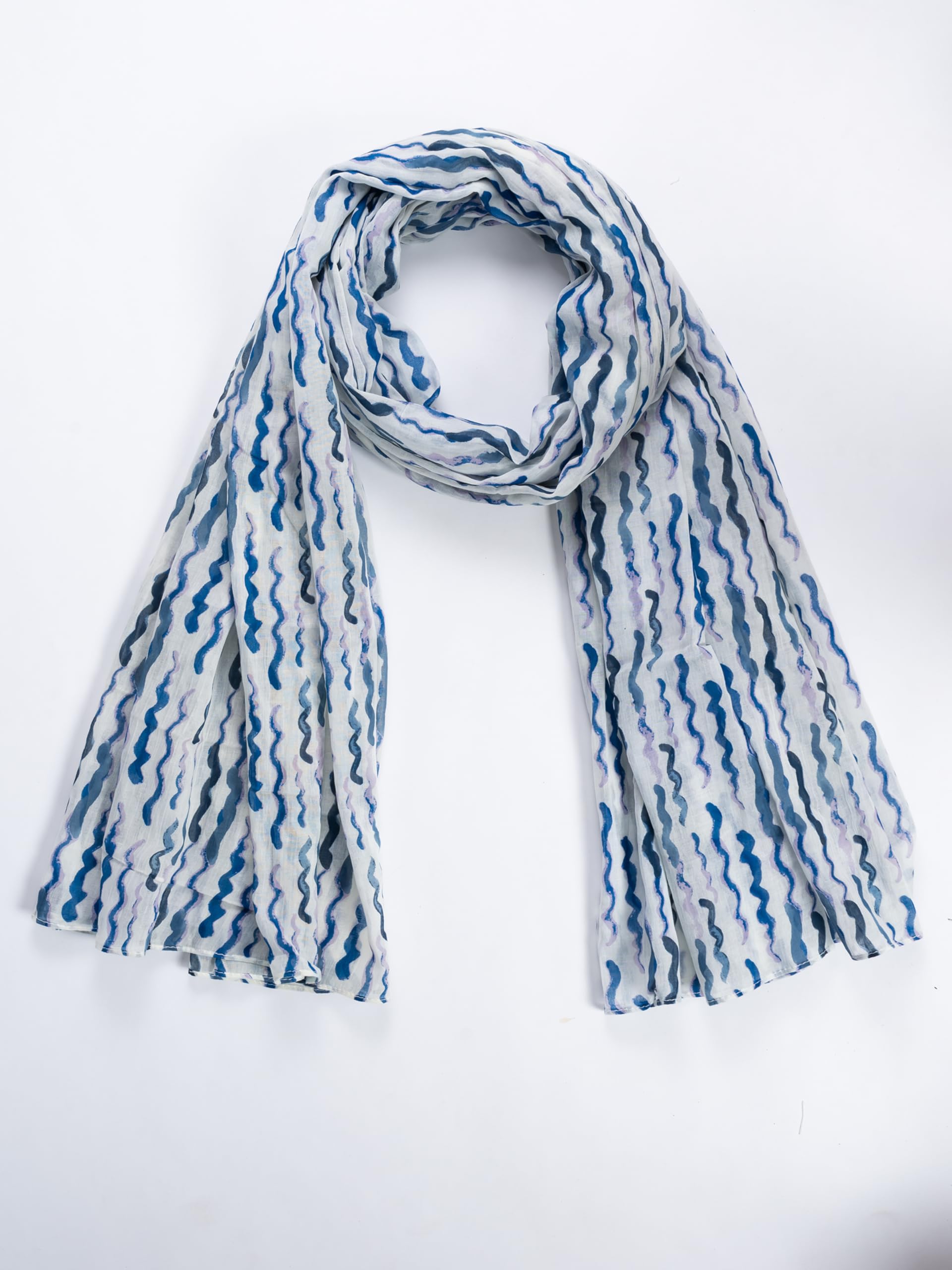 AQVA Printed Cotton Scarf for Women Stylish (Vegator) | Head and Face Cover Scarf for Girls with 100% Cotton | Soft & Lightweight Scarves/Stoles for all Weather (72 x 43 in)