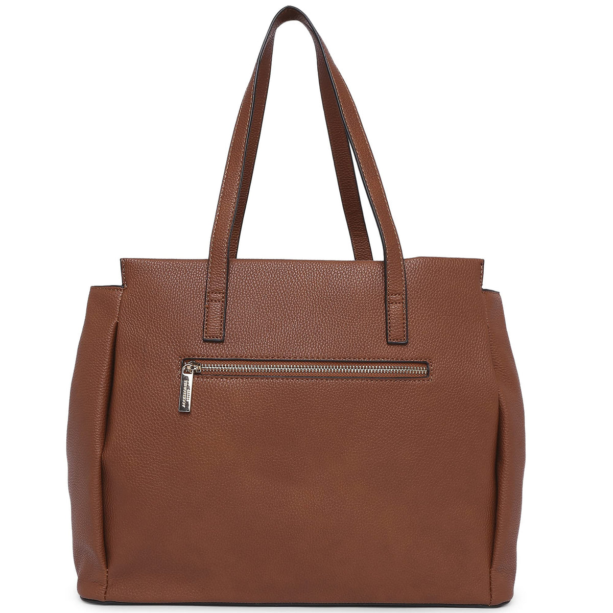 Accessorize London Women's Tan Lauren Work Tote bag | Tote bags for women office use |Work bag for woman stylish | Fits 13 inch laptop