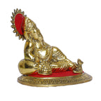 KridayKraft Metal Ganesha Statue Ganpati Bappa Murti for Puja Room & Home Office Decor Religious Idol Decorative Showpiece Sculpture Good Luck Figurine for Decoration & Pooja Gifting Purpose