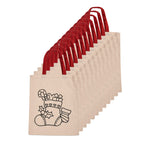 SHREEYA'S ShreeyasIndia Swadeshi 100% Cotton Canvas Eco-Friendly Ready to Paint Goodie Bag - Pack of 12