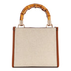 Guess Women's Natural/Latte Logo Textured Mini Bags| Ladies Purse Handbags | Gift For Ladies