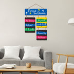 Artvibes Pursue Your passion Decorative Wall Hanging Wooden Art | Quotes Decor Item | Wall Illustrations | Office Decoration | Wall Art Print | Inspirational Quotes | Unique Gift Items (WH_6512N)