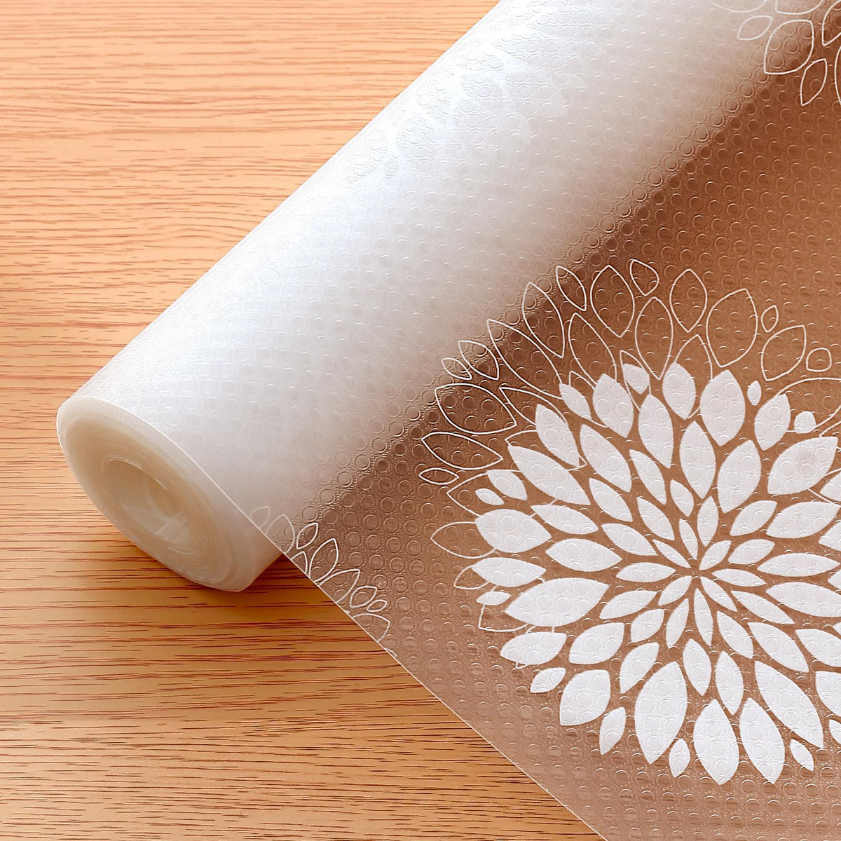 Porslin Shelf Mats, 45cmx5m, Non-Adhesive, Waterproof, Anti-Slip, Washable, BPA-Free, Durable, Transparent, Easy to Cut for Kitchen Shelves, Wardrobe, Fridge Mats, Cupboards, Drawers, Reusable - SL38 Kafalo