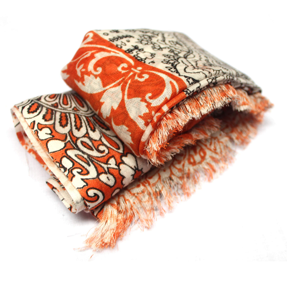 bratkrok WOMEN'S TRENDY FLORAL PRINTED RAYON SCARVES/STOLES MULTICOLOUR (PACK OF 3)