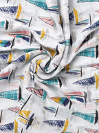 AQVA Printed Cotton Scarf for Women Stylish (Naav) | Head and Face Cover Scarf for Girls with 100% Cotton | Soft & Lightweight Scarves/Stoles for all Weather (72 x 43 in)