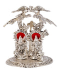 Prince Home Decor & Gifts Laxmi Ganesha God Idols Silver Oxidized Finish for Home Decor