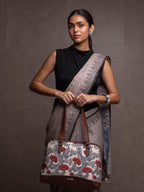 ZOUK Carry-All Work Bag | Stylish Handbag for Women Office Use | 13-Inch Laptop Compartment | Water-Resistant | Tote Bag for Office, College & Travel | Nawabi Couture
