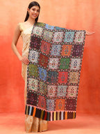 Pashmoda Women Floral Sonata Fine Soft Bamboo Fibre Stole (Size 28x80in, 71x203cm) ISST32