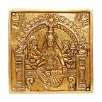 ARTVARKO Brass Ashtalakshmi Laxmi Set of 8 Pcs Ashta Lakshmi Wall Hanging Luxmi for Diwali Pooja Mandir Temple Office Décor Gift 6 Inch