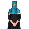 Switchon Export quality Cotton Multi color scarf hijabf for women for 12 yrs and above (Green_Multi)