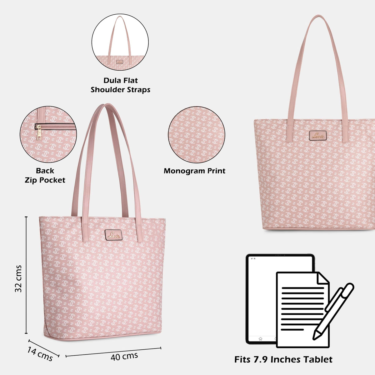Lavie Women's Pavo Tote Handbag | Tote Bag for Work | Ladies Purse | Stylish Shoulder Bag | Gift for Women